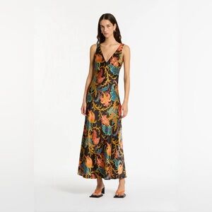 SIR ARTISTE V NECK SLIP DRESS